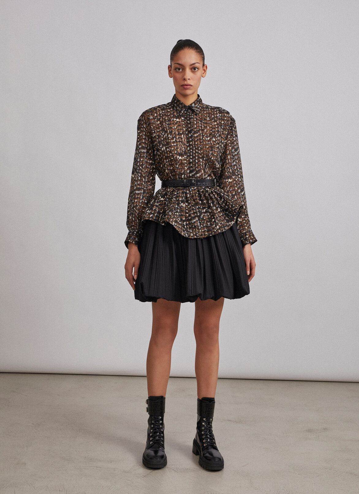 Shirts ALAÏA KAKI/BLACK SHIRTS